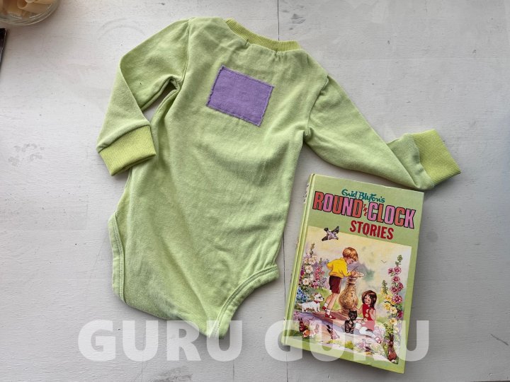 Guru Guru - Korean Baby Fashion - #babyoutfit - Patch Suit