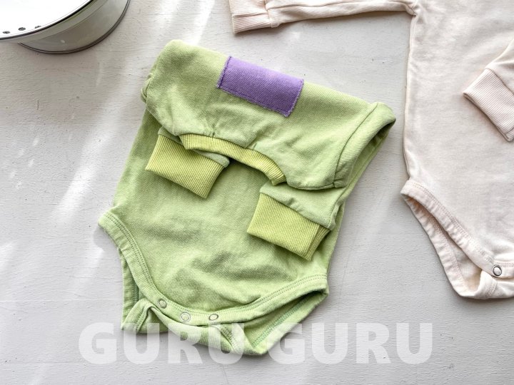 Guru Guru - Korean Baby Fashion - #babywear - Patch Suit - 2