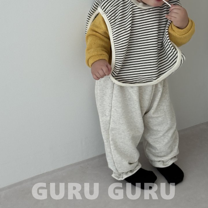 Guru Guru - Korean Baby Fashion - #babywear - Stripe Bib - 5