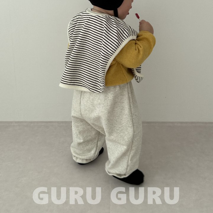 Guru Guru - Korean Baby Fashion - #smilingbaby - Stripe Bib - 8