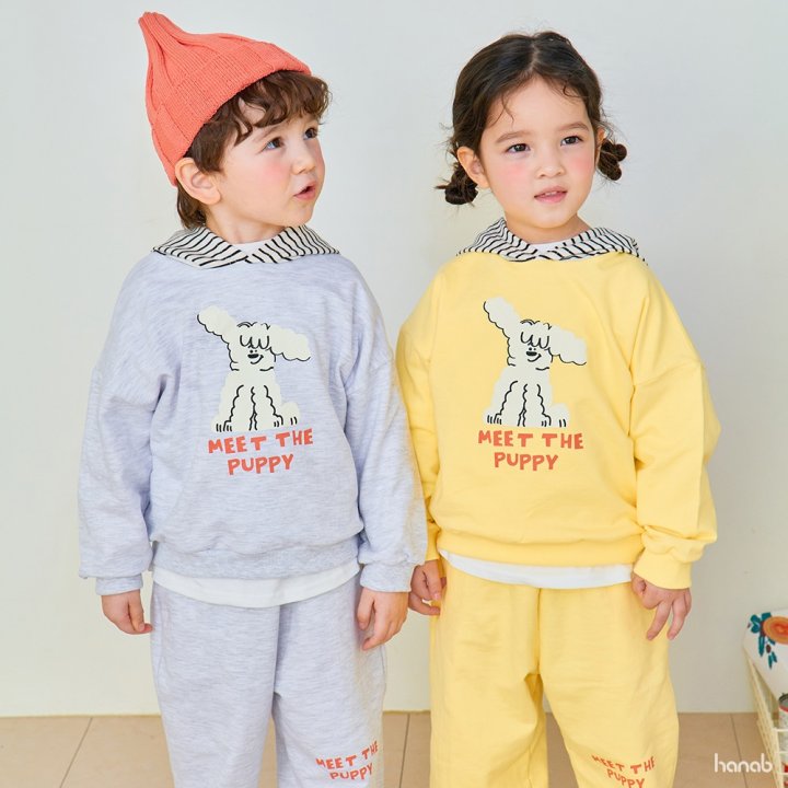 Hanab - Korean Children Fashion - #Kfashion4kids - Stripe Puppy Hood Set - 6