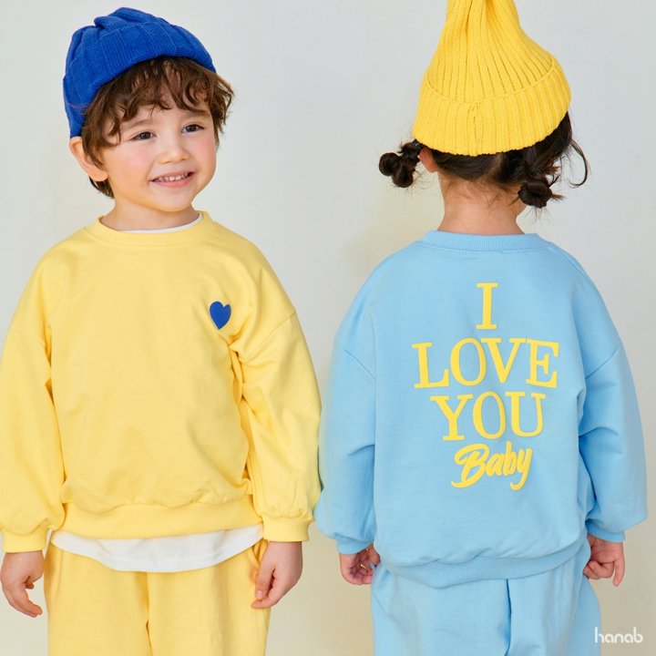Hanab - Korean Children Fashion - #childofig - I Love Bebe Set - 9