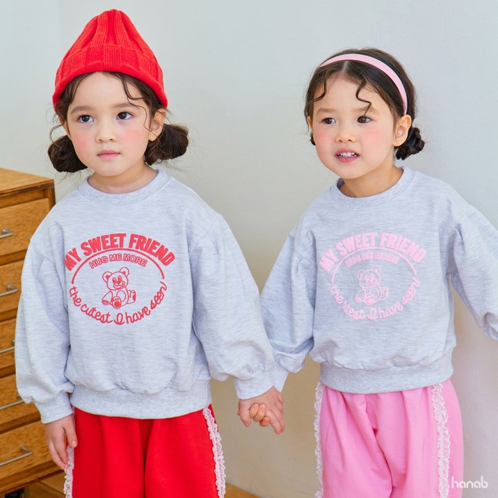 Hanab - Korean Children Fashion - #kidsstore - Sweet Bear Set - 2