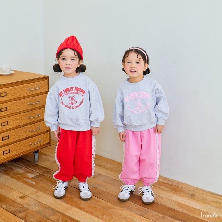 Hanab - Korean Children Fashion - #kidzfashiontrend - Sweet Bear Set - 3