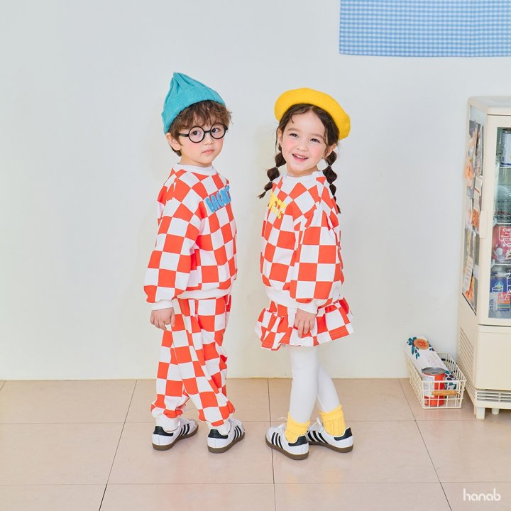 Hanab - Korean Children Fashion - #kidzfashiontrend - Retroak CP Set - 2