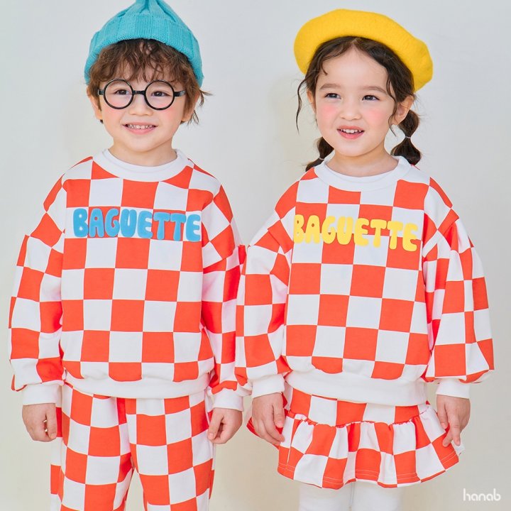 Hanab - Korean Children Fashion - #Kfashion4kids - Retroak CP Set - 4