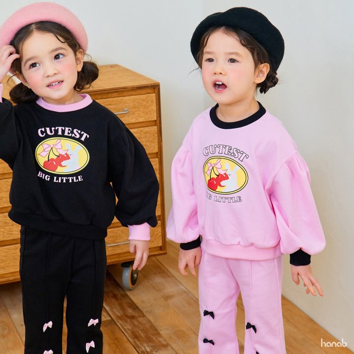 Hanab - Korean Children Fashion - #littlefashionista - Cherry Ribbon Set - 4