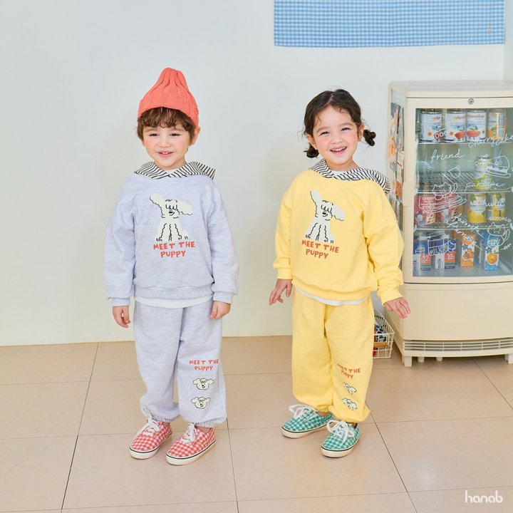 Hanab - Korean Children Fashion - #prettylittlegirls - Stripe Puppy Hood Set - 10
