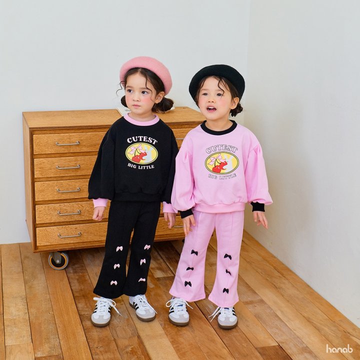 Hanab - Korean Children Fashion - #todddlerfashion - Cherry Ribbon Set - 7