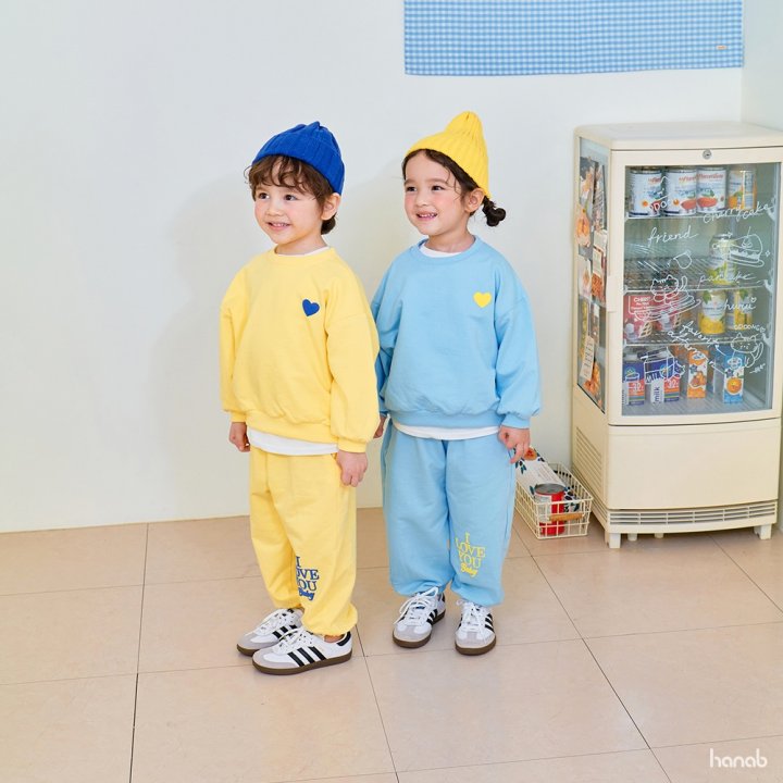 Hanab - Korean Children Fashion - #todddlerfashion - I Love Bebe Set - 6