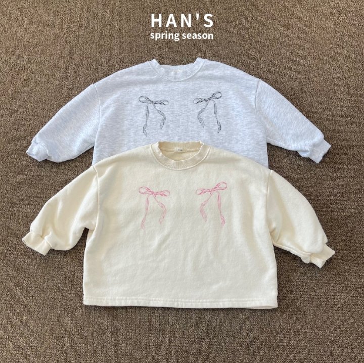 Han's - Korean Women Fashion - #shopsmall - Salt Ribbon Sweatshirts MOM