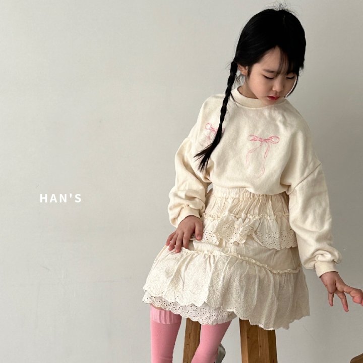 Han's - Korean Women Fashion - #thelittlethings - Salt Ribbon Sweatshirts MOM - 3