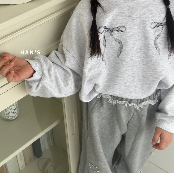 Han's - Korean Women Fashion - #womensfashion - Salt Ribbon Sweatshirts MOM - 9