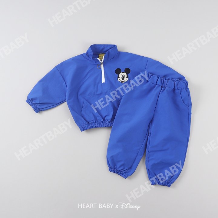 Heart Baby - Korean Children Fashion - #kidzfashiontrend - M Anorak Top Bottom Set - 8