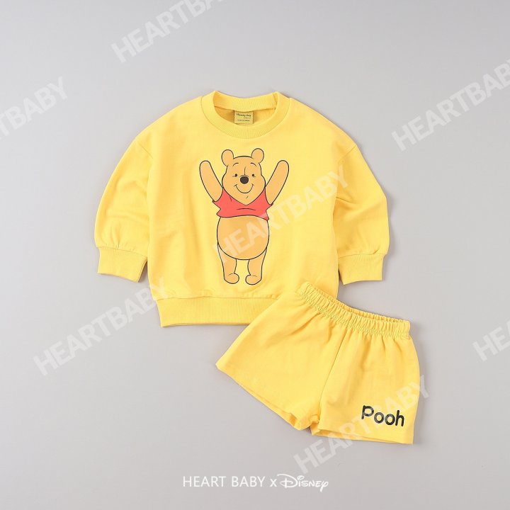 Heart Baby - Korean Children Fashion - #kidzfashiontrend - Friends Shorts Top Bottom Set - 7