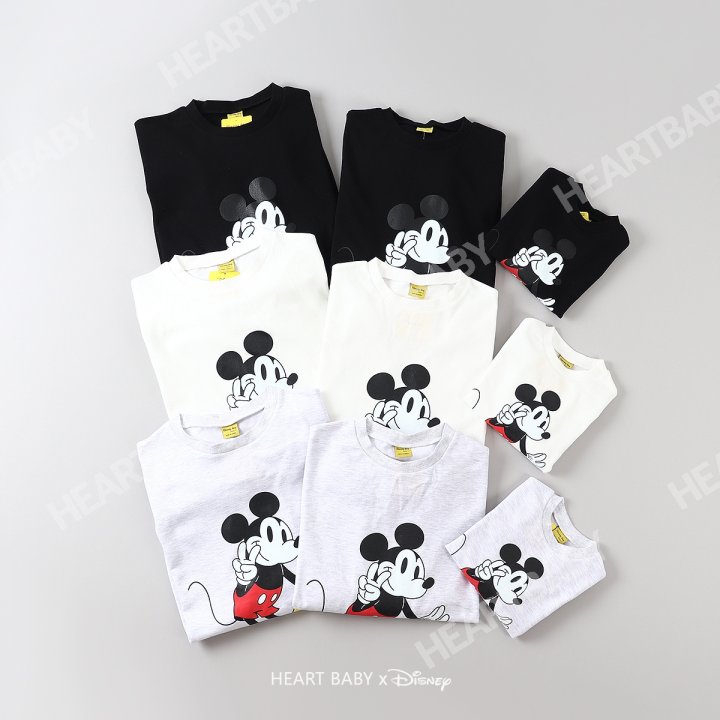 Heart Baby - Korean Children Fashion - #kidzfashiontrend - V M Sweatshirts Tee - 5
