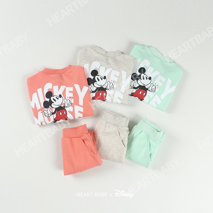 Heart Baby - Korean Children Fashion - #kidsstore - Good M Top Bottom Set - 4