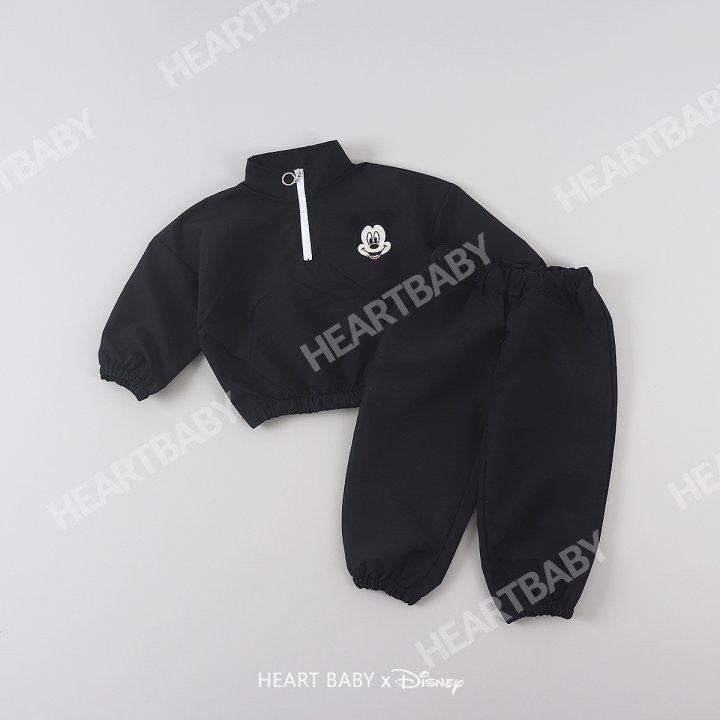 Heart Baby - Korean Children Fashion - #littlefashionista - M Anorak Top Bottom Set - 10