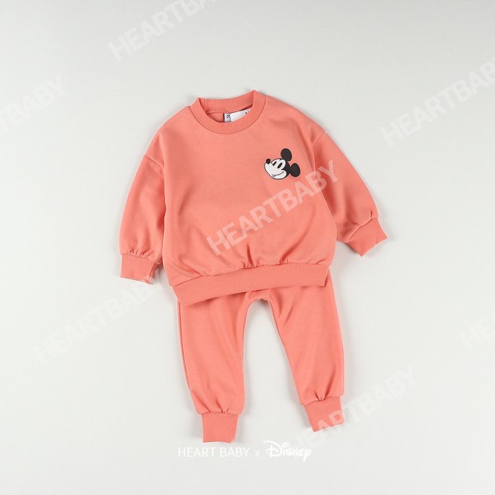 Heart Baby - Korean Children Fashion - #littlefashionista - Good M Top Bottom Set - 6