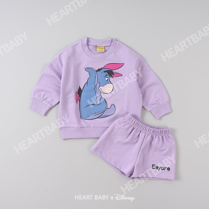 Heart Baby - Korean Children Fashion - #magicofchildhood - Friends Shorts Top Bottom Set - 10
