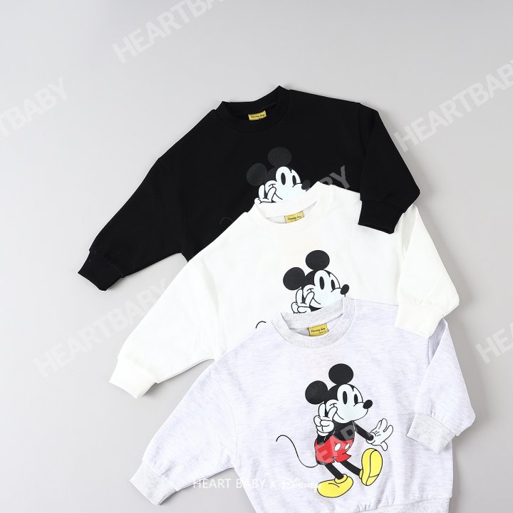 Heart Baby - Korean Children Fashion - #minifashionista - V M Sweatshirts Tee - 9
