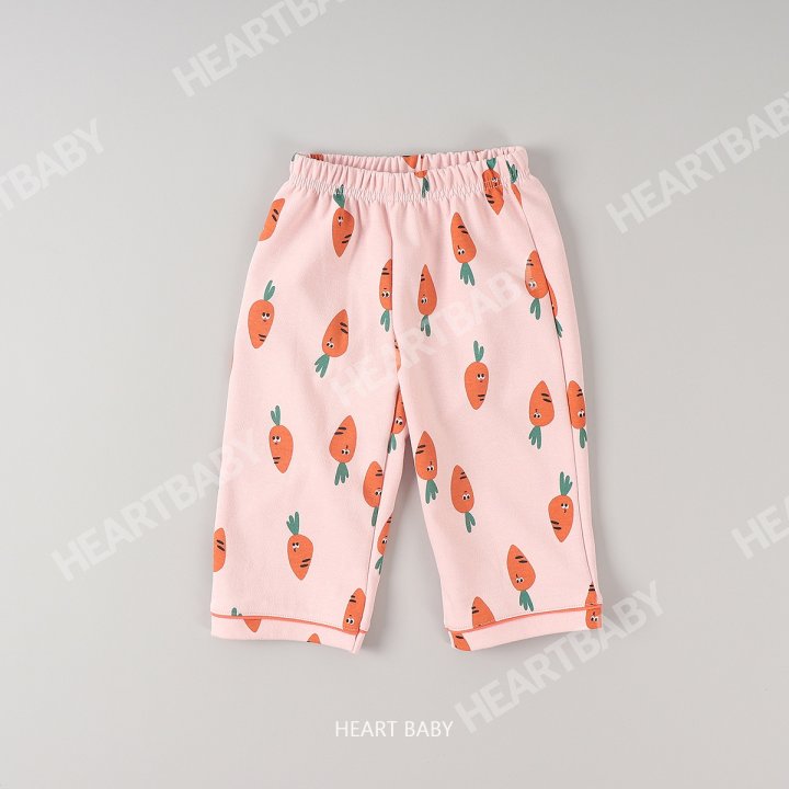 Heart Baby - Korean Children Fashion - #todddlerfashion - Carrot Pajama Set - 9