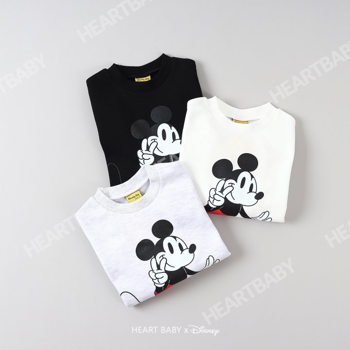 Heart Baby - Korean Women Fashion - #momslook - Adult V M Sweatshirts Tee - 7