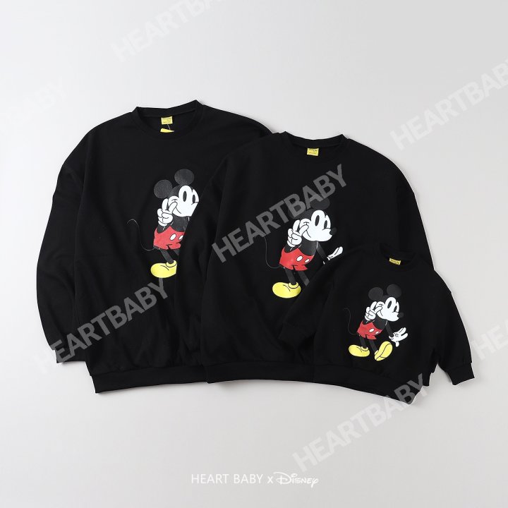 Heart Baby - Korean Women Fashion - #thatsdarling - Adult V M Sweatshirts Tee - 3