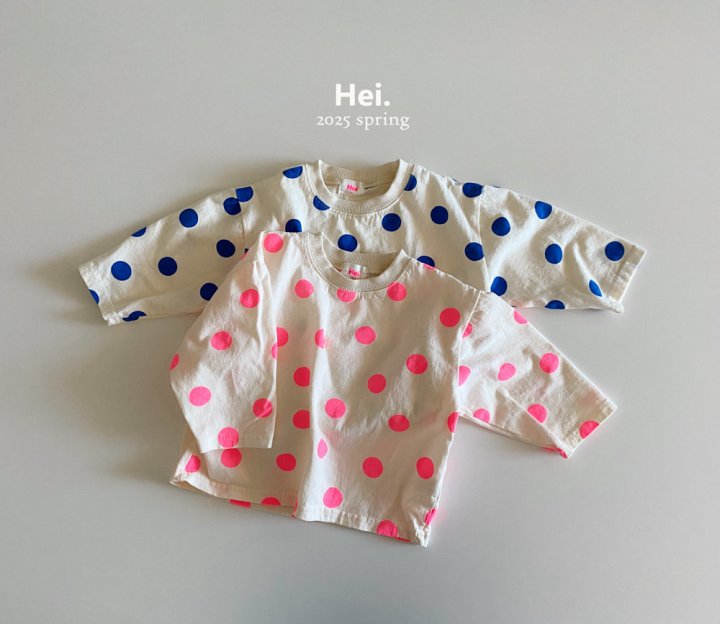 Hei - Korean Baby Fashion - #babyboutique - Dot Tee