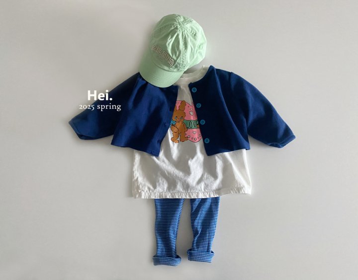 Hei - Korean Baby Fashion - #babyboutique - Rabbit Long Tee - 9