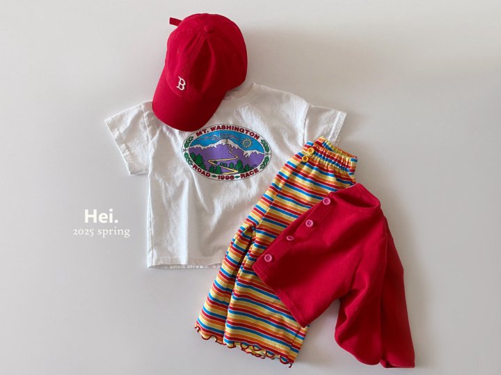 Hei - Korean Baby Fashion - #babyboutiqueclothing - Mountain Tee - 11