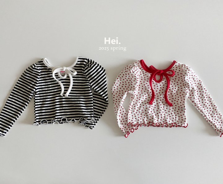 Hei - Korean Baby Fashion - #babyboutiqueclothing - Petite Ribbon Tee