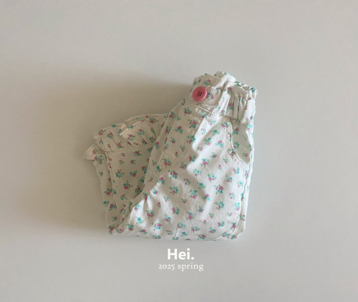 Hei - Korean Baby Fashion - #babyclothing - Flower Frill Pants - 10