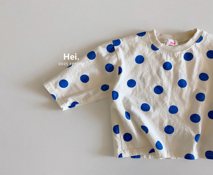 Hei - Korean Baby Fashion - #babyclothing - Dot Tee - 4