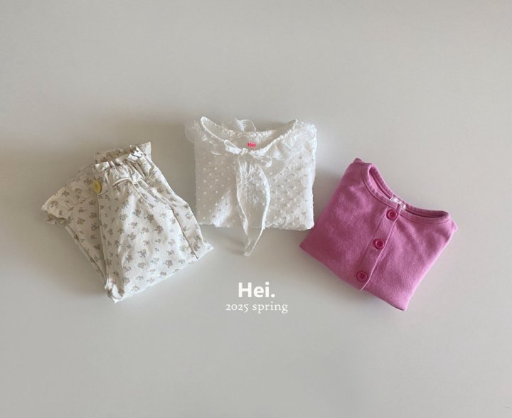 Hei - Korean Baby Fashion - #babyfever - Flower Frill Pants - 12