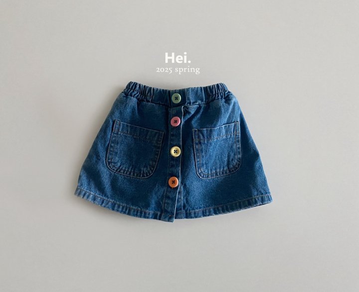 Hei - Korean Baby Fashion - #babygirlfashion - Candy Denim Skirt