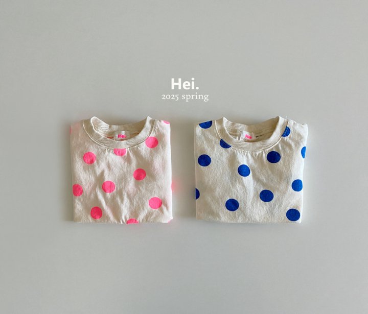 Hei - Korean Baby Fashion - #babygirlfashion - Dot Tee - 6