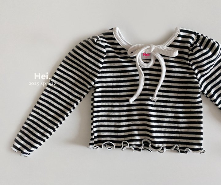 Hei - Korean Baby Fashion - #babygirlfashion - Petite Ribbon Tee - 5