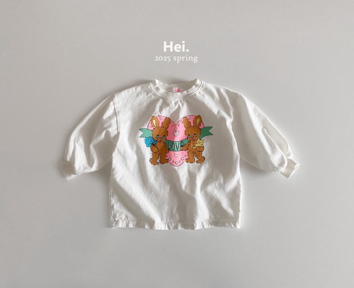 Hei - Korean Baby Fashion - #babylifestyle - Rabbit Long Tee