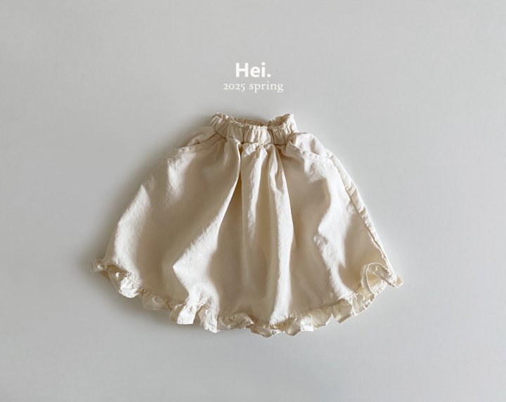 Hei - Korean Baby Fashion - #babyoninstagram - Cream Skirt