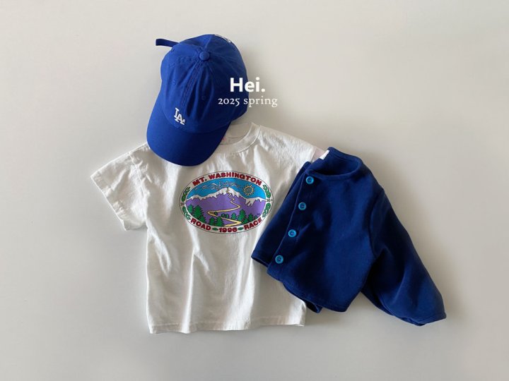 Hei - Korean Baby Fashion - #babyoutfit - Mountain Tee - 5
