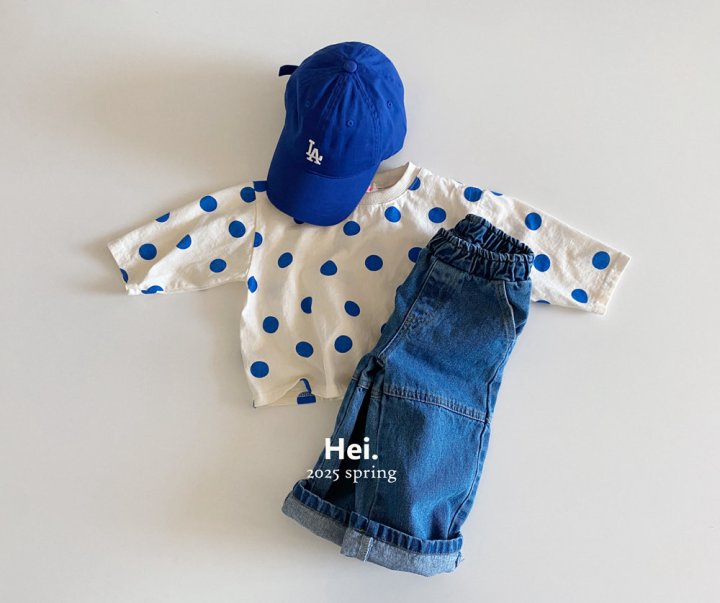 Hei - Korean Baby Fashion - #babyoutfit - Dot Tee - 10