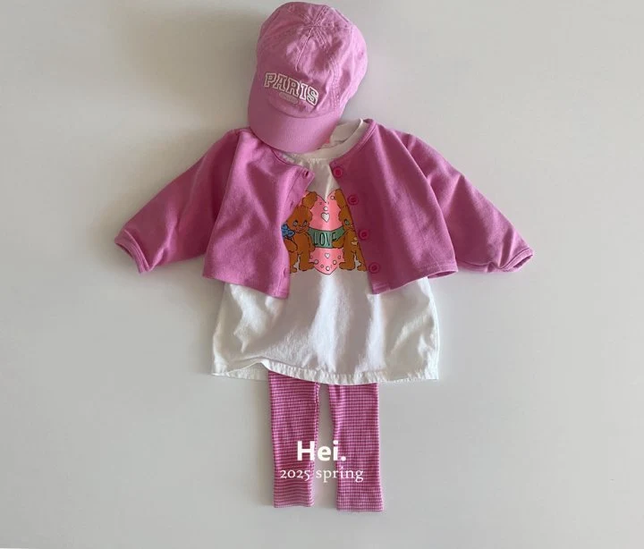 Hei - Korean Baby Fashion - #babyootd - Rabbit Long Tee - 4
