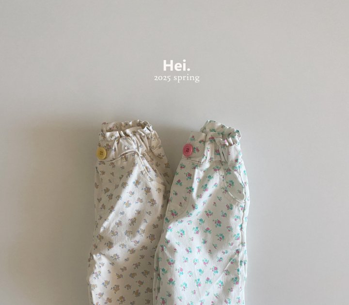 Hei - Korean Baby Fashion - #babyoutfit - Flower Frill Pants - 2