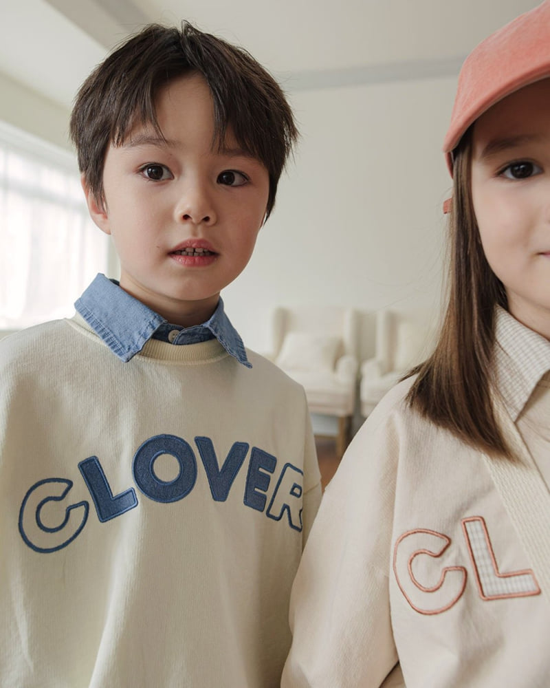 Here I Am - Korean Children Fashion - #childofig - Clover Sweatshirts - 2