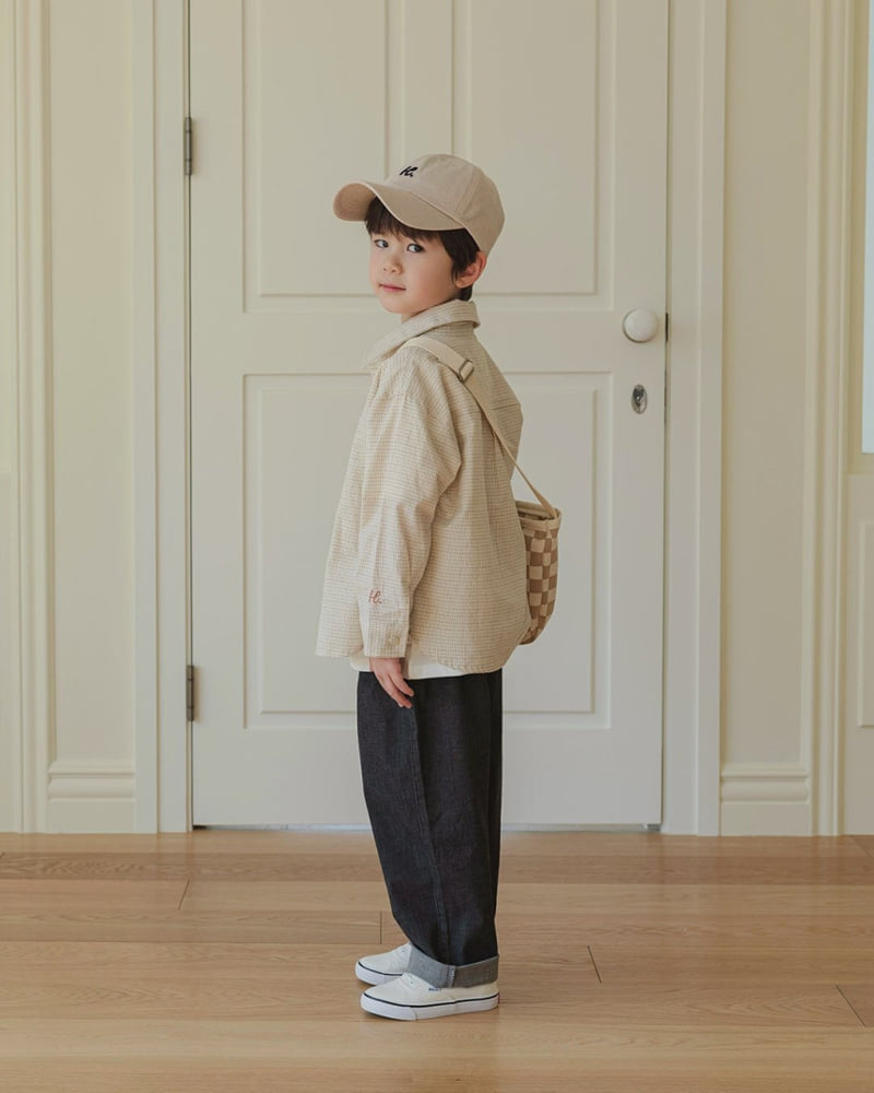 Here I Am - Korean Children Fashion - #childofig - Wearable Check Shirt - 8