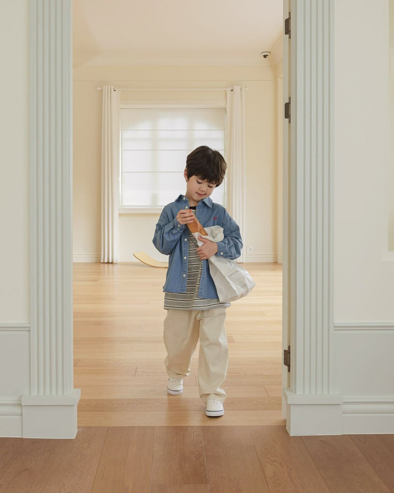 Here I Am - Korean Children Fashion - #childofig - Classicspan Denim Shirt - 8