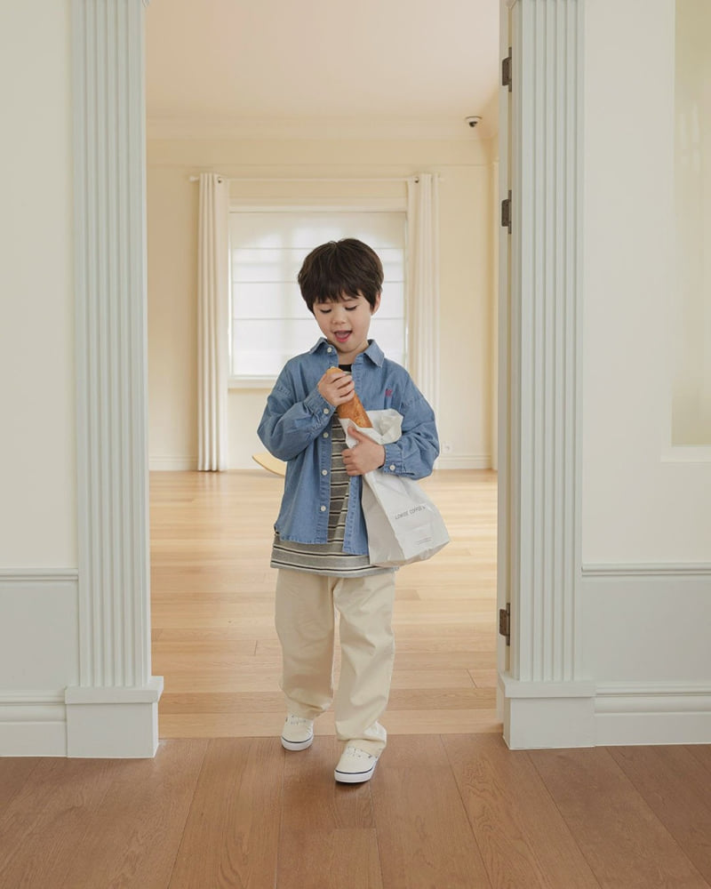Here I Am - Korean Children Fashion - #childrensboutique - Classicspan Denim Shirt - 9