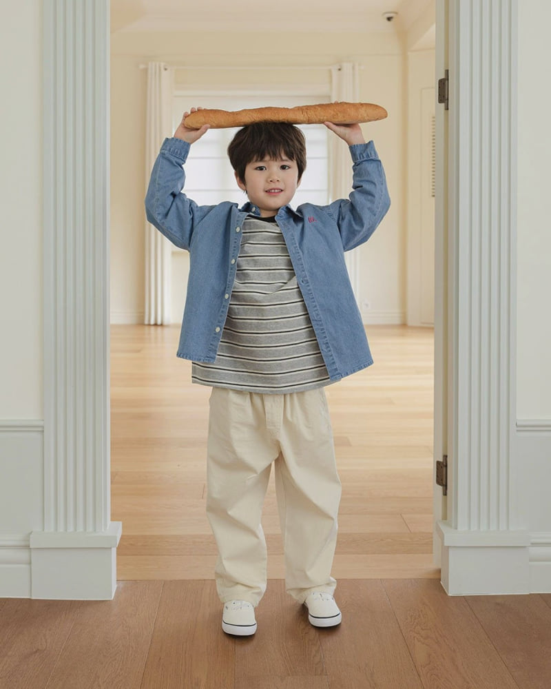 Here I Am - Korean Children Fashion - #designkidswear - Essential Span Cotton Pants - 7