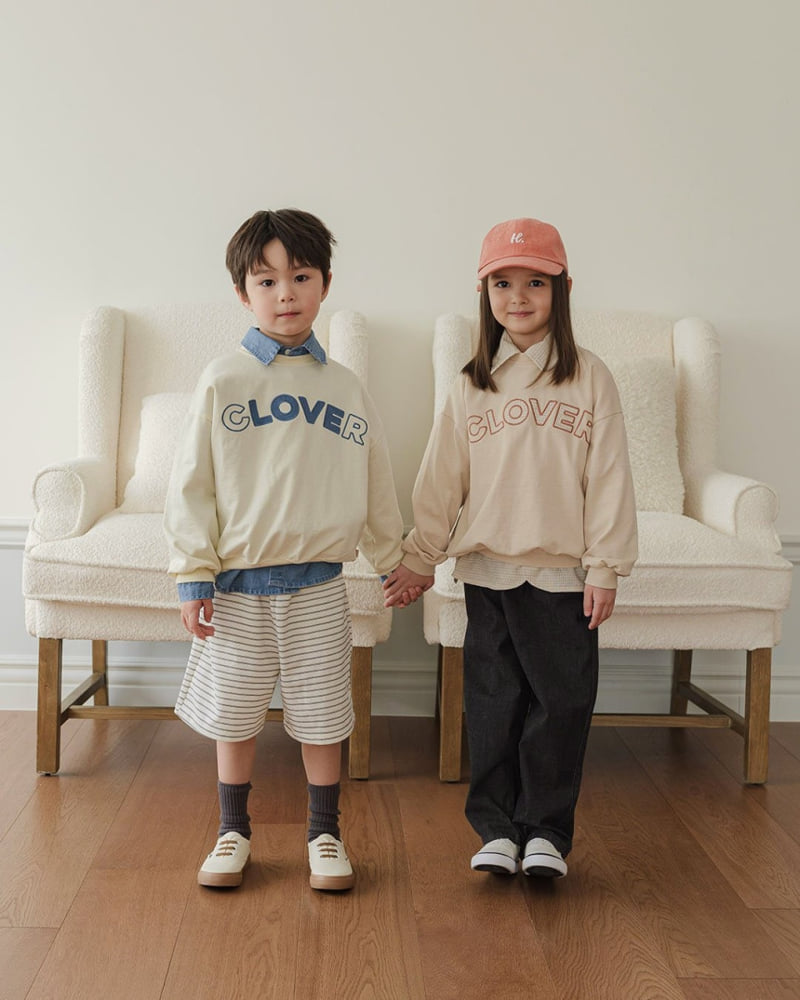 Here I Am - Korean Children Fashion - #childrensboutique - Clover Sweatshirts - 4